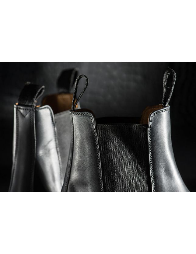 Gardian 352 noir - bottines homme - bottes bout arrondi - gardiane