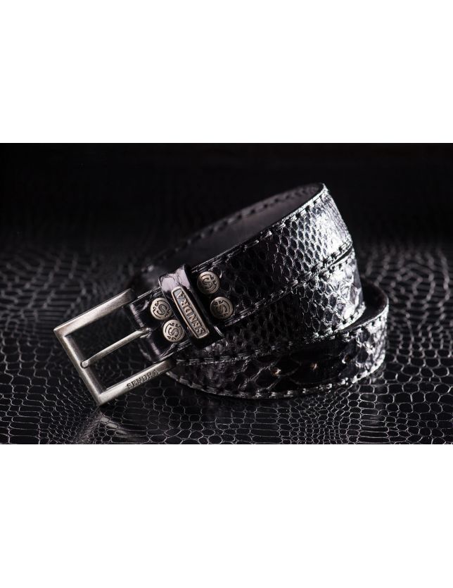 CEINTURE SENDRA 1016 PYTHON BLACK