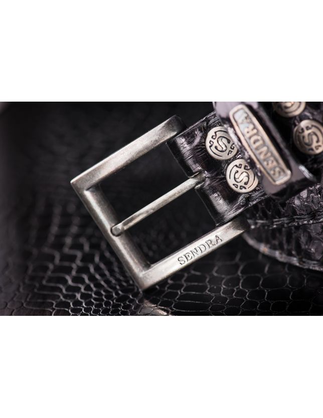 CEINTURE SENDRA 1016 PYTHON BLACK