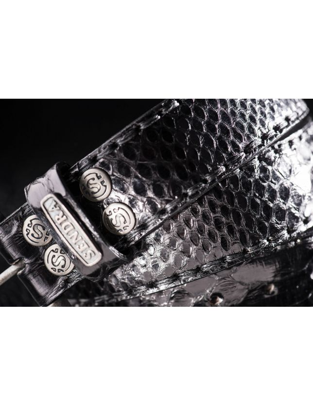 CEINTURE SENDRA 1016 PYTHON BLACK