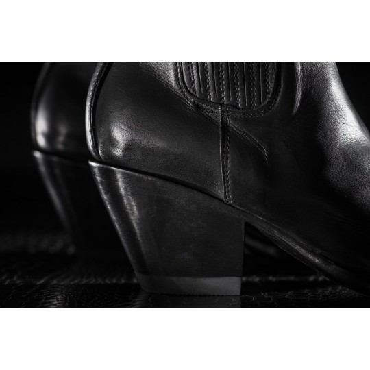 Bottes Femme Mexicana En Cuir Véritable - Taille 39, Excellent état, Talon Bas Pointu