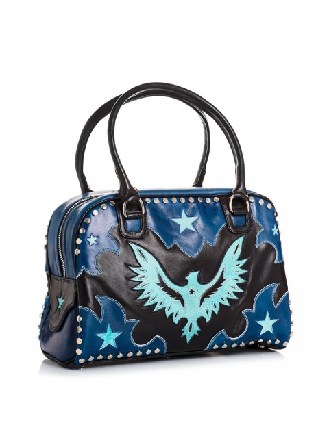 SAC AIGLE BLACK BLUE ACQUA - SAC MEXICANA