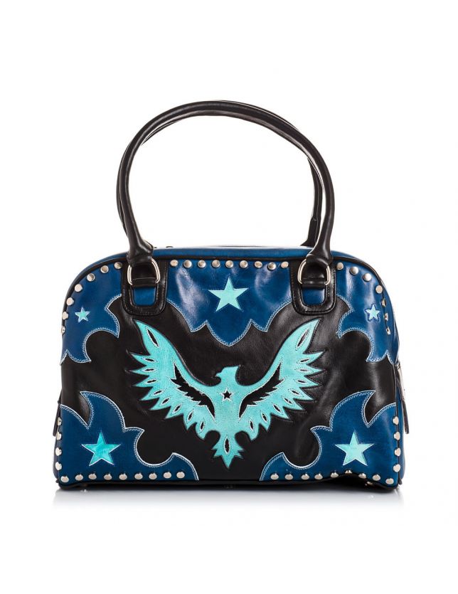 SAC AIGLE BLACK BLUE ACQUA - SAC MEXICANA