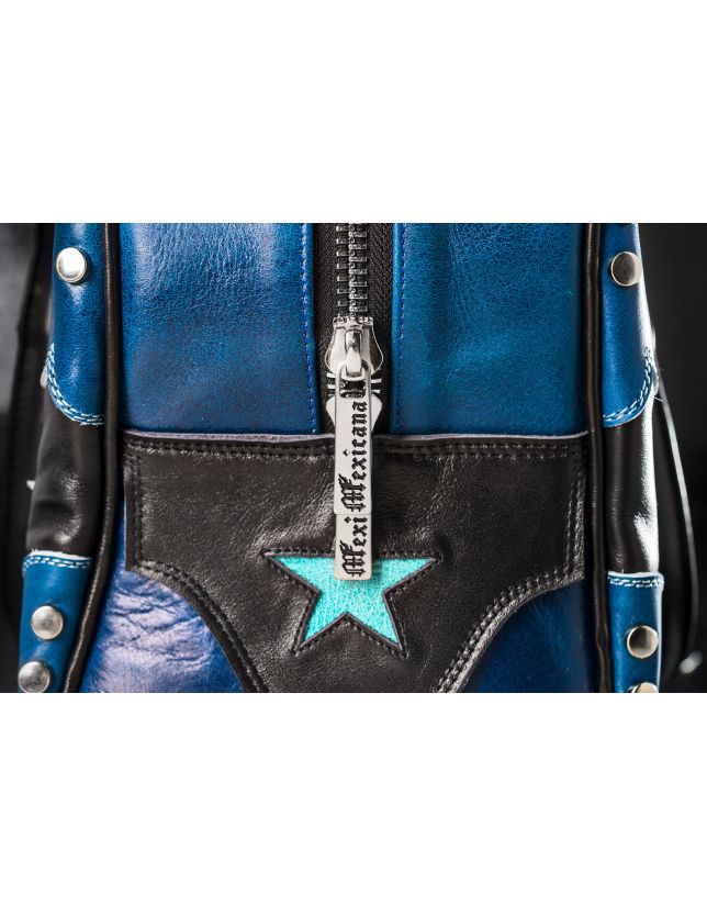 SAC AIGLE BLACK BLUE ACQUA - SAC MEXICANA