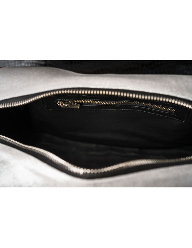 SAC AIGLE SILVER BLACK RED - SAC MEXICANA