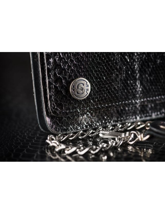SENDRA 21134 CARTERA PYTHON NEGRO