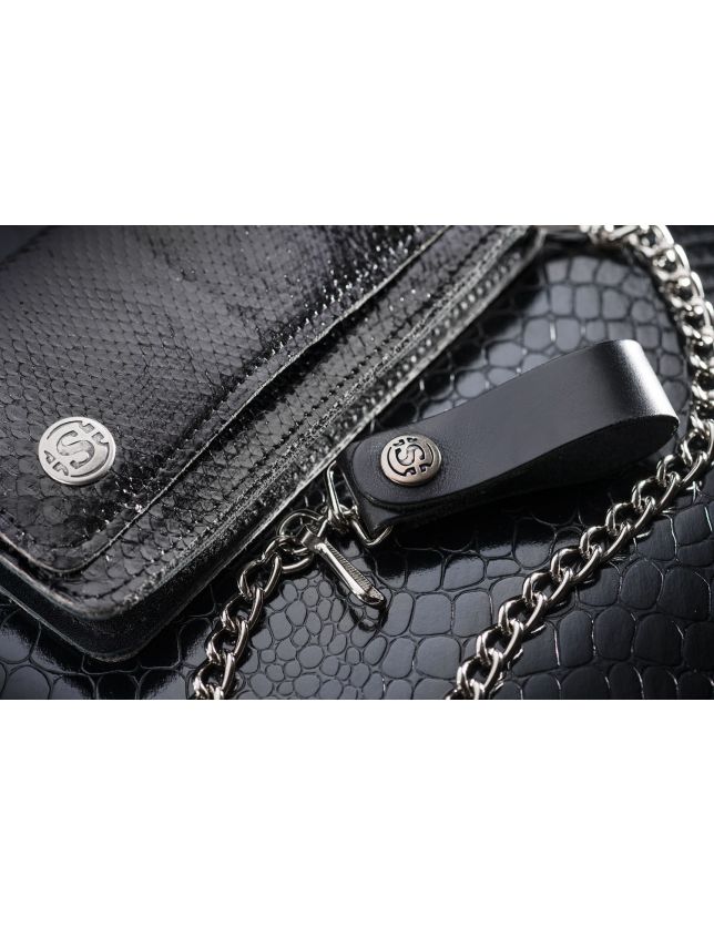 SENDRA 21134 CARTERA PYTHON NEGRO