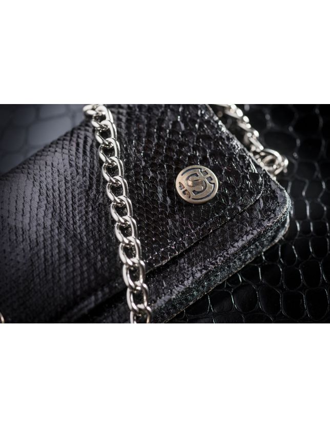 SENDRA 21134 CARTERA PYTHON NEGRO
