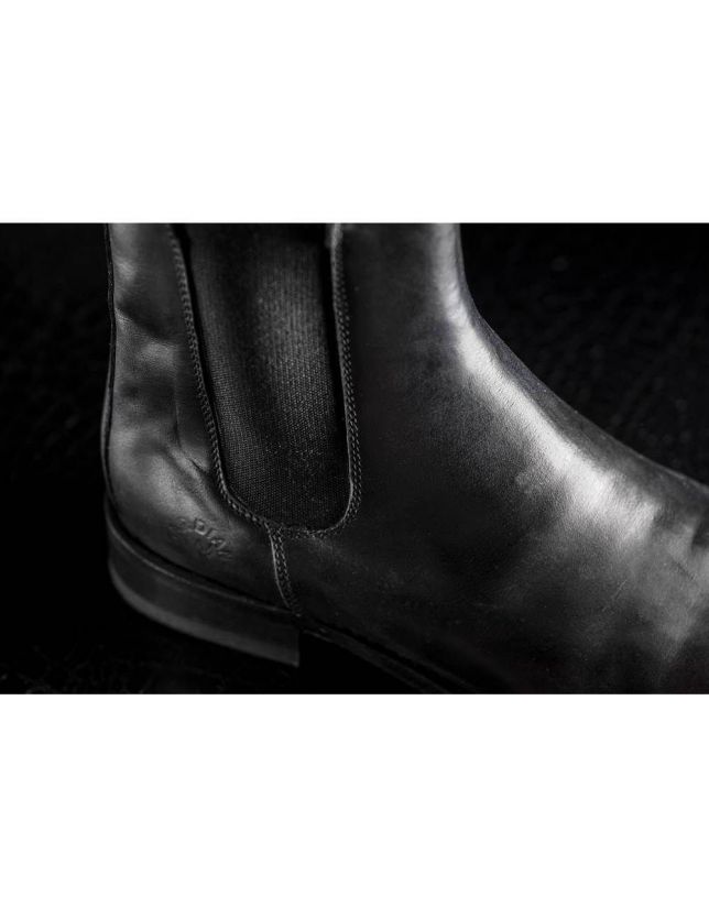 Gardian 352 noir - bottines homme - bottes bout arrondi - gardiane